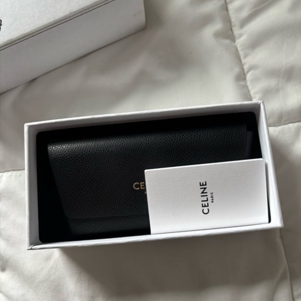Celine Black Square Oversized Sunglasses - Picture 6 of 12